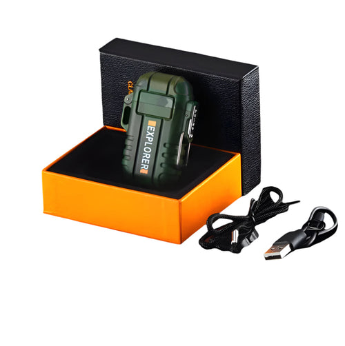 Waterproof Plasma Lighter – Windproof Flameless USB Rechargeable