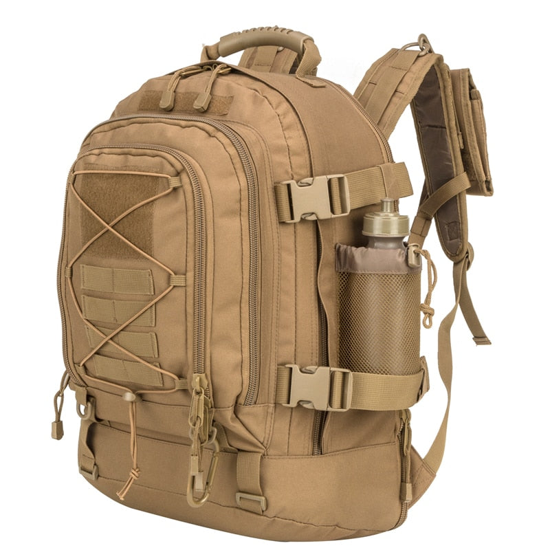 Tactical Backpack 60L Military Rucksack MOLLE Waterproof Hiking Pack