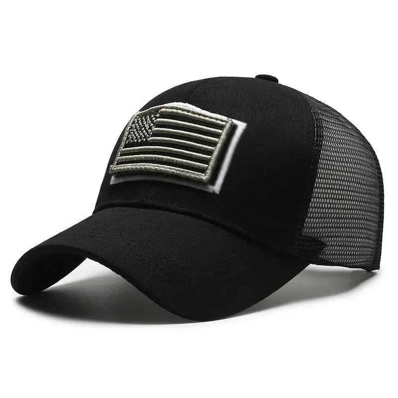 Breathable Mesh Baseball Cap – Tactical Outdoor Unisex Hat for Hiking, Camping & Summer