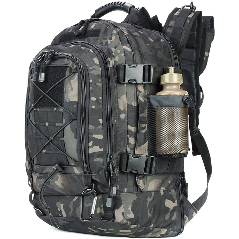 Tactical Backpack 60L Military Rucksack MOLLE Waterproof Hiking Pack