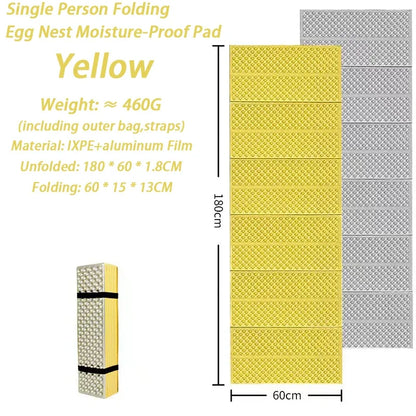 Camping Sleeping Mat – Foldable XPE Foam Pad for Hiking & Outdoors