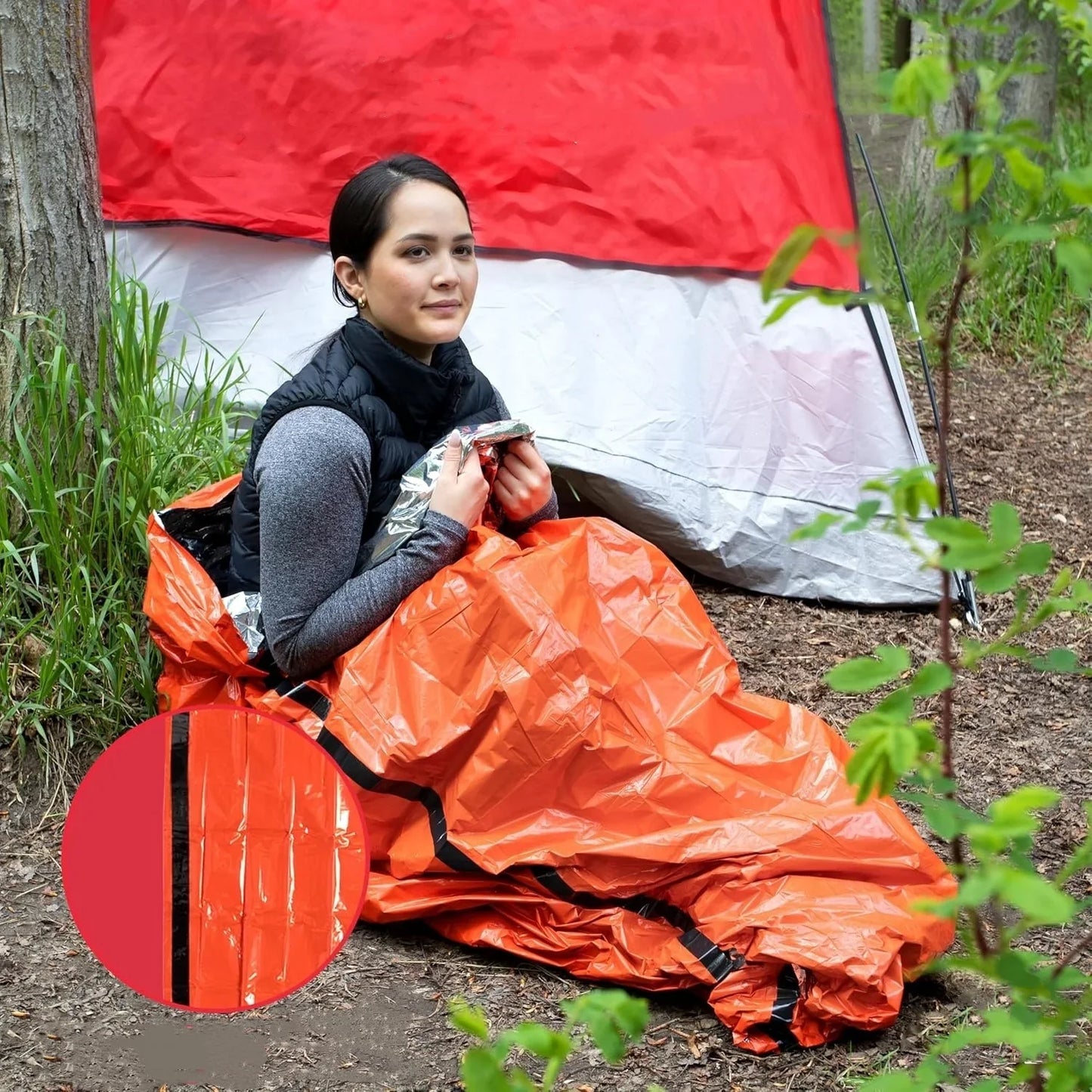 Emergency Thermal Rain Poncho – Waterproof Survival Blanket Poncho
