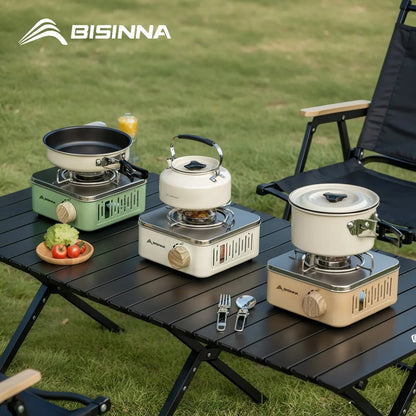 Camping Stove Foldable Portable Backpacking Gas Burner