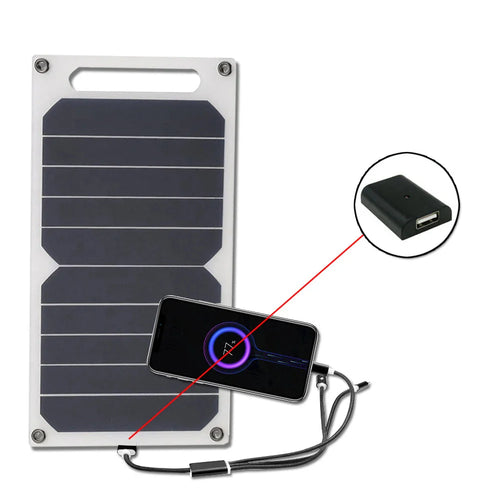 Portable Solar Charger 35W USB – Monocrystalline Camping Panel