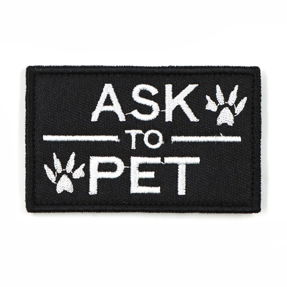 Dog Harness Patches – Service Dog, K9 & ESA, 12 Designs
