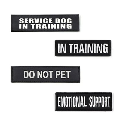 Dog Harness Patches – Service Dog, K9 & ESA, 12 Designs