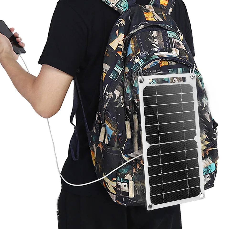 Portable Solar Charger 35W USB – Monocrystalline Camping Panel