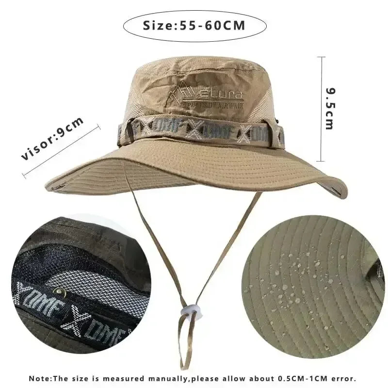Wide Brim Sun Hat for Hiking Camping & Outdoor