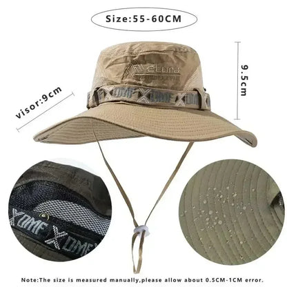 Wide Brim Sun Hat for Hiking Camping & Outdoor