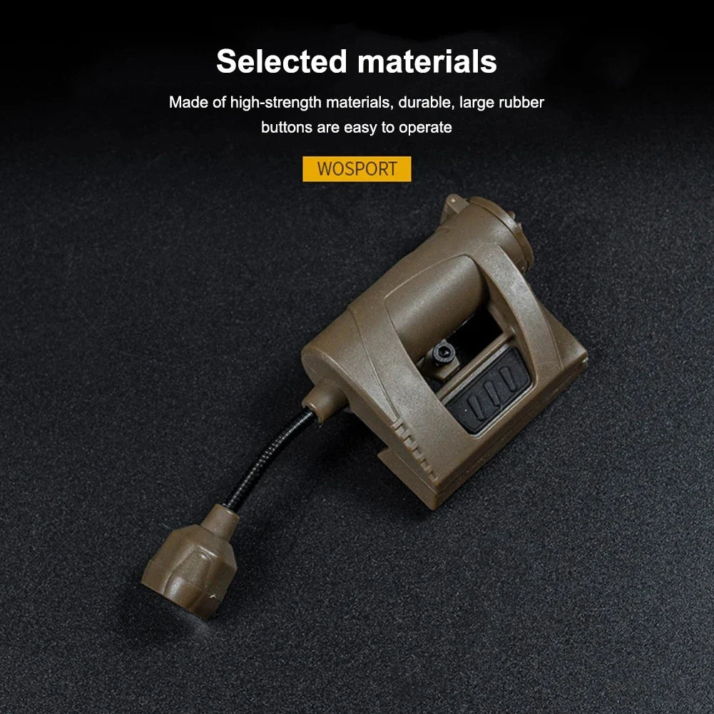 Tactical LED Helmet Light 3-Mode OpsCore ARC Mount Hands-Free