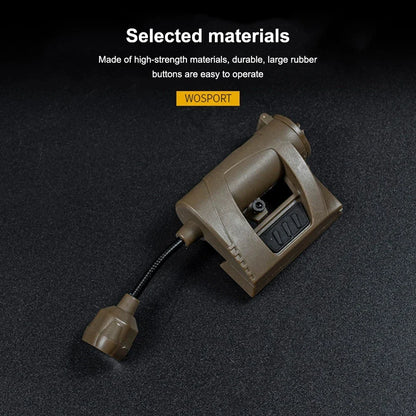 Tactical LED Helmet Light 3-Mode OpsCore ARC Mount Hands-Free