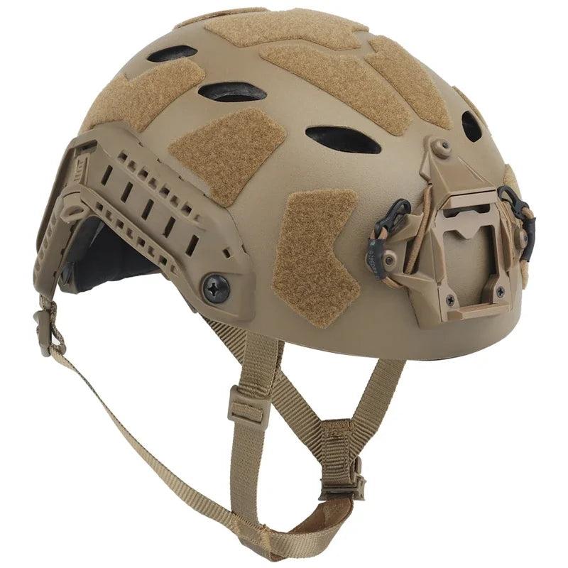 Tactical FAST Helmet with NVG Mount & Side Rails for Airsoft
