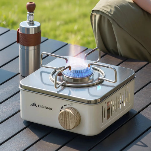 Camping Stove Foldable Portable Backpacking Gas Burner