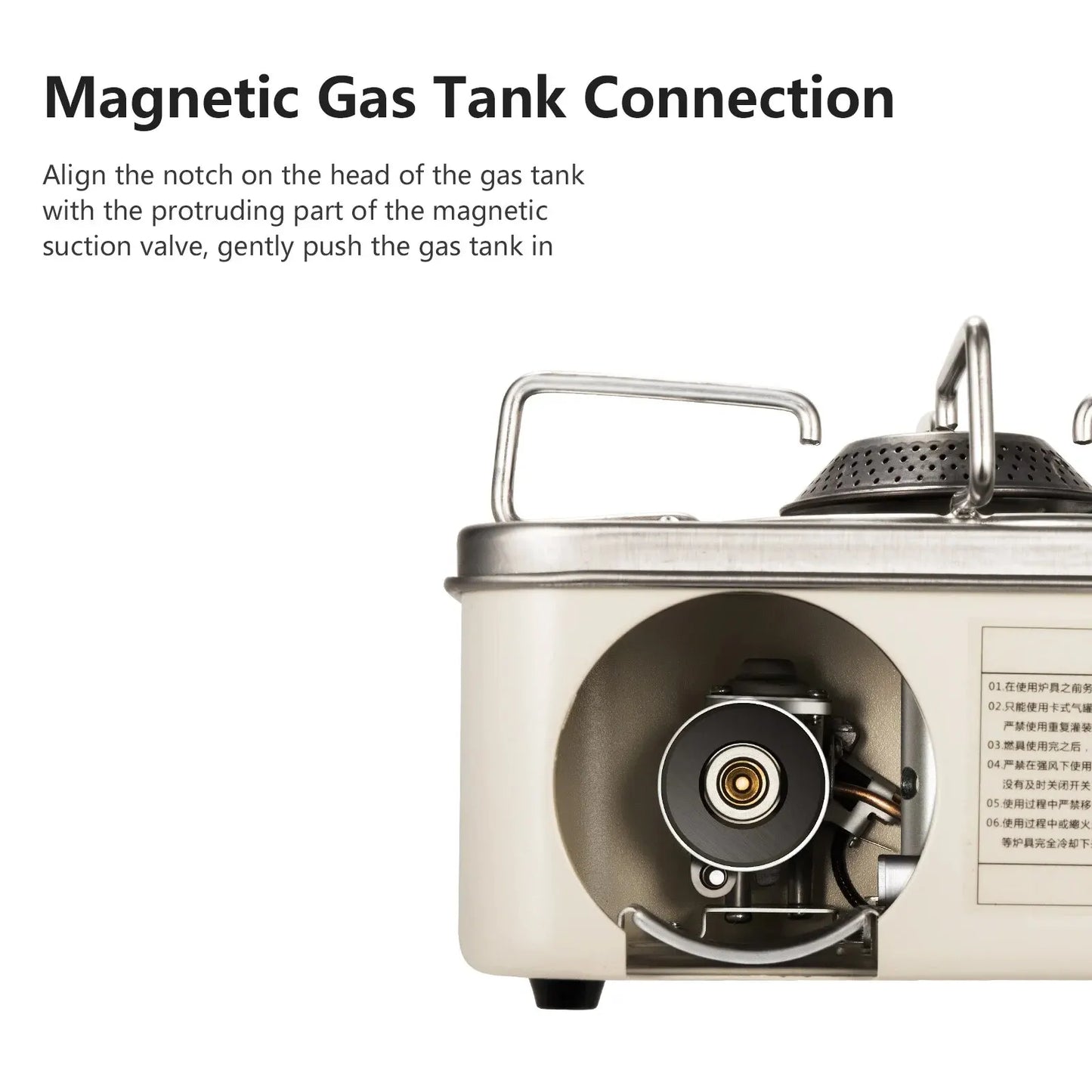 Camping Stove Foldable Portable Backpacking Gas Burner