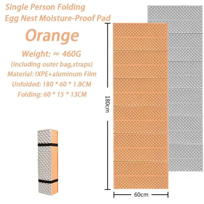 Camping Sleeping Mat – Foldable XPE Foam Pad for Hiking & Outdoors