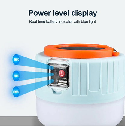 Solar Camping Light – 60W LED, Remote Control, 16Hr Battery
