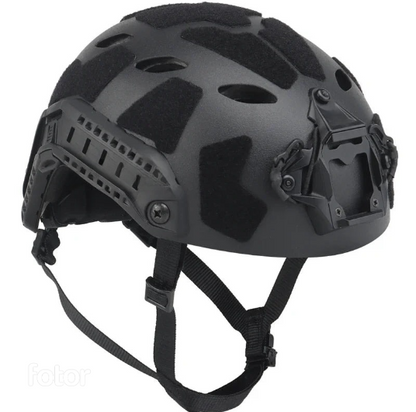 Tactical FAST Helmet with NVG Mount & Side Rails for Airsoft