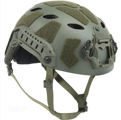 Tactical FAST Helmet with NVG Mount & Side Rails for Airsoft
