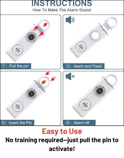 Personal Alarm Keychain original source image 16