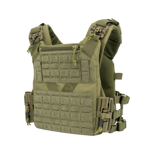 MOLLE Plate Carrier Tactical Vest – Cordura Combat Vest with Quick-Release & Armor Pockets