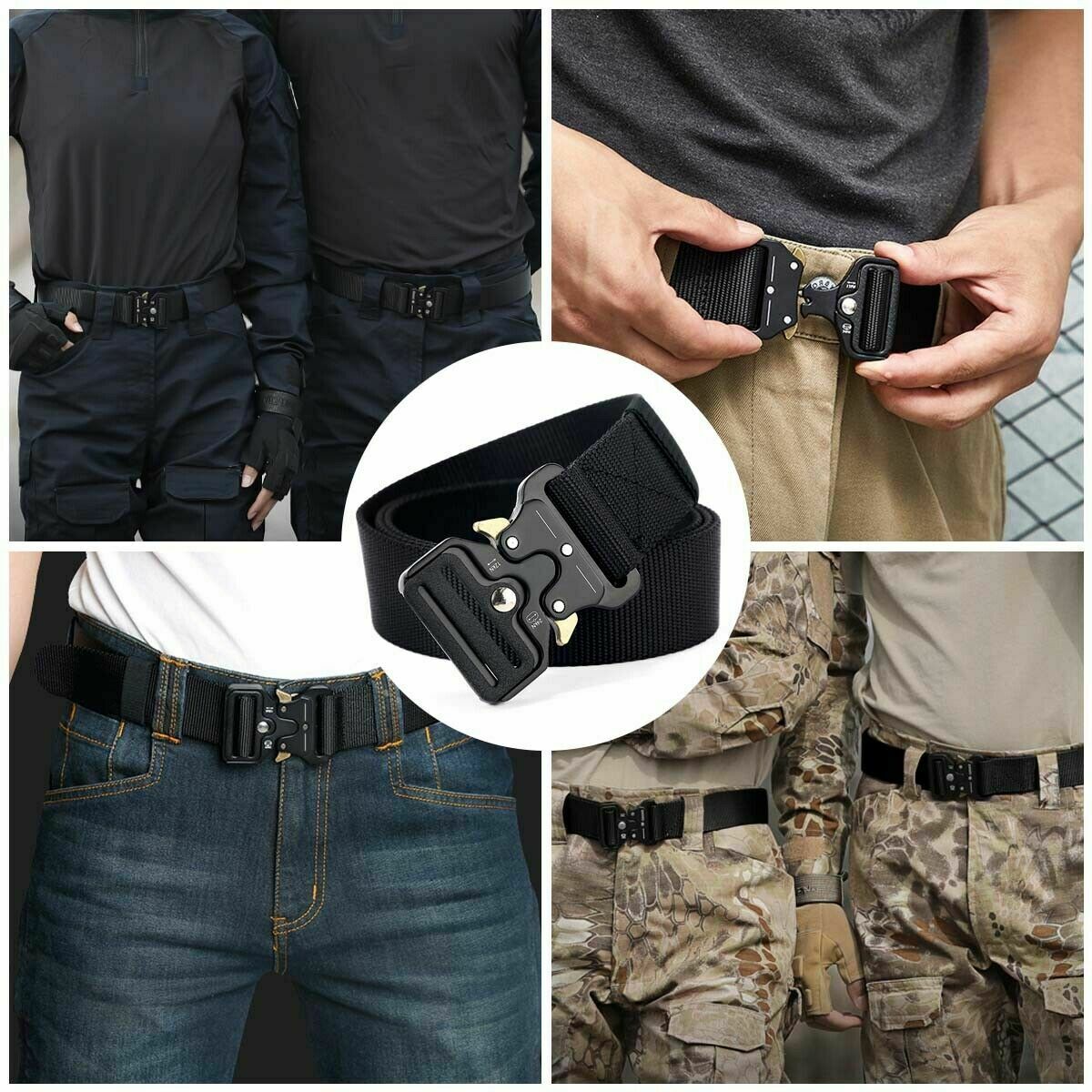 Tactical Belt – Cobra Quick Release, 1000D Nylon, 3 Colors