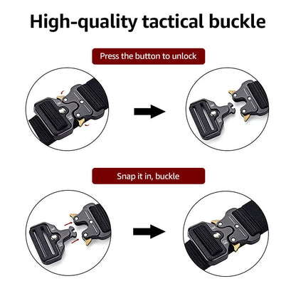 Tactical Belt – Cobra Quick Release, 1000D Nylon, 3 Colors