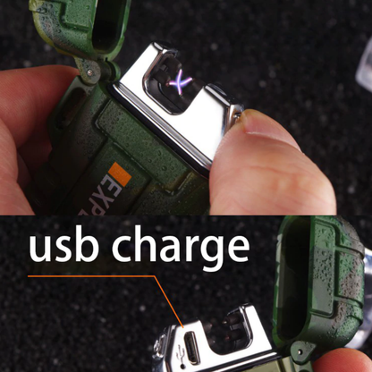 Waterproof Plasma Lighter – Windproof Flameless USB Rechargeable