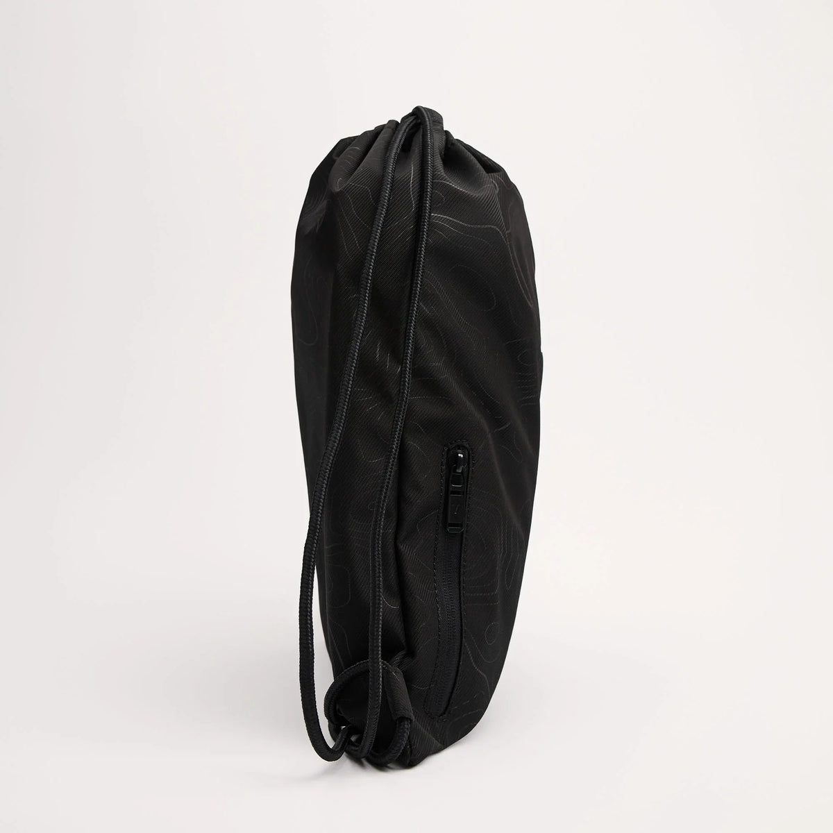 Black drawstring gym backpack original source image 2