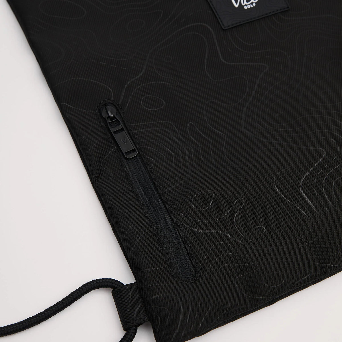 Black drawstring gym backpack original source image 4