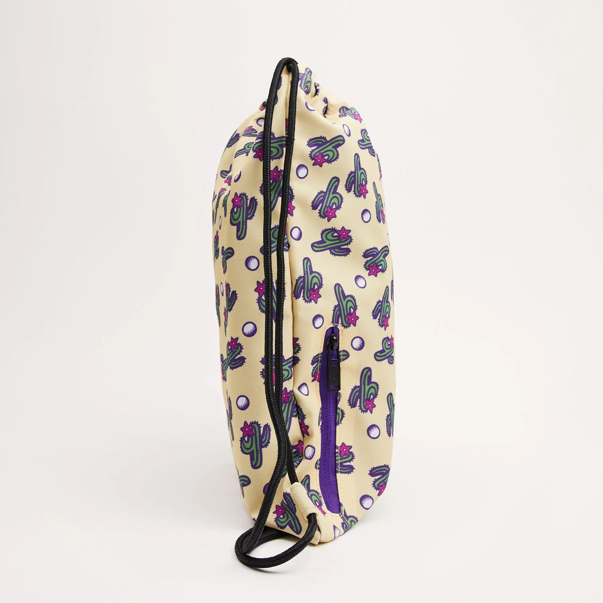Cactus-print drawstring gym backpack original source image 2