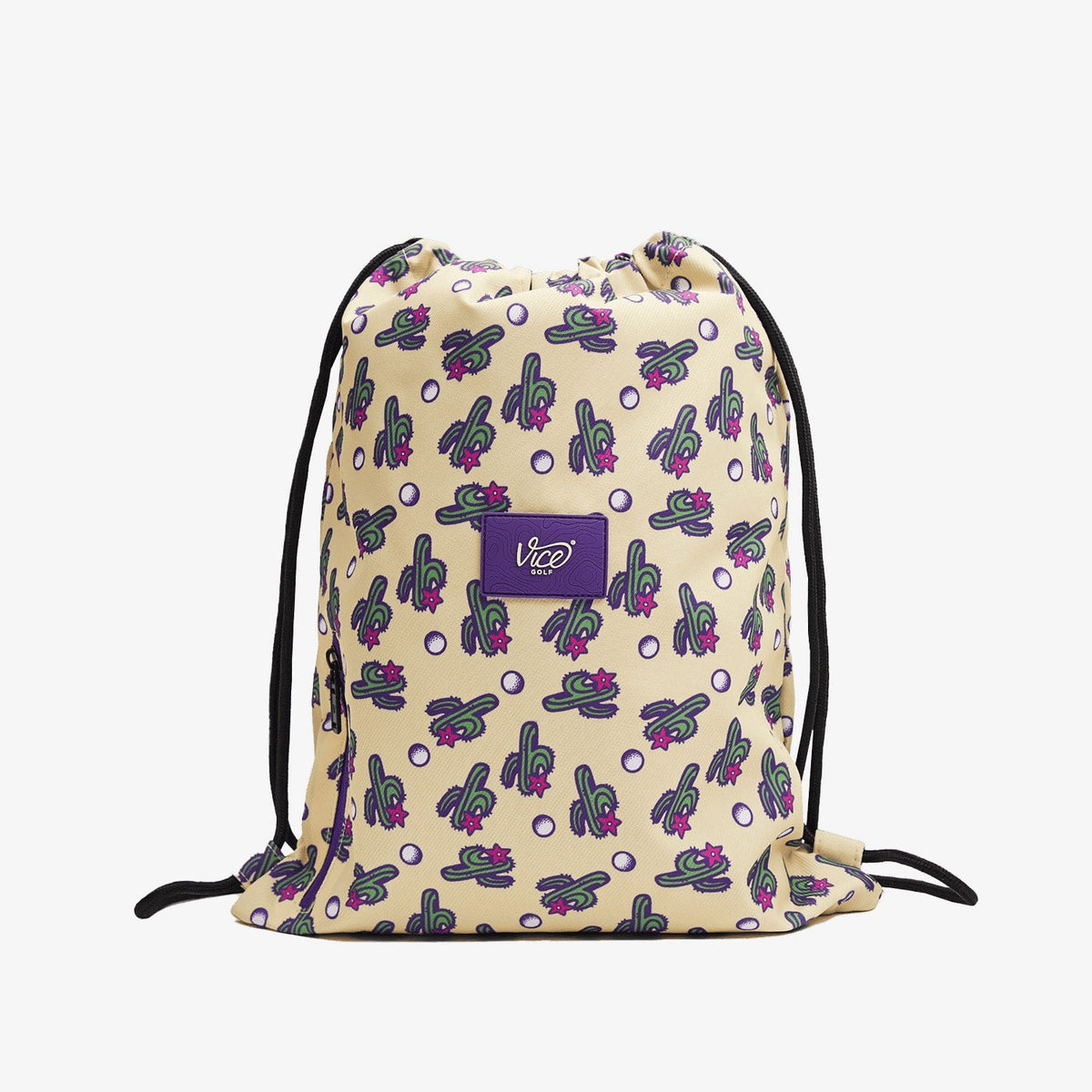Cactus-print drawstring gym backpack original source image 1
