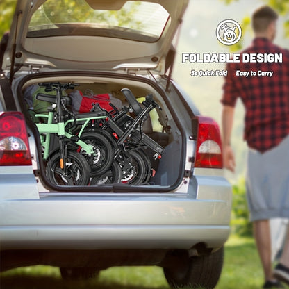 Folding E-Bike 14" – 48V 10AH Removable Battery 350W Motor