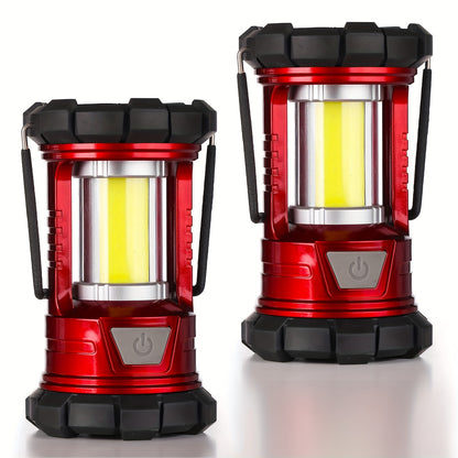 1500 Lumen Camping Lantern with Phone Charger – 2 Pack