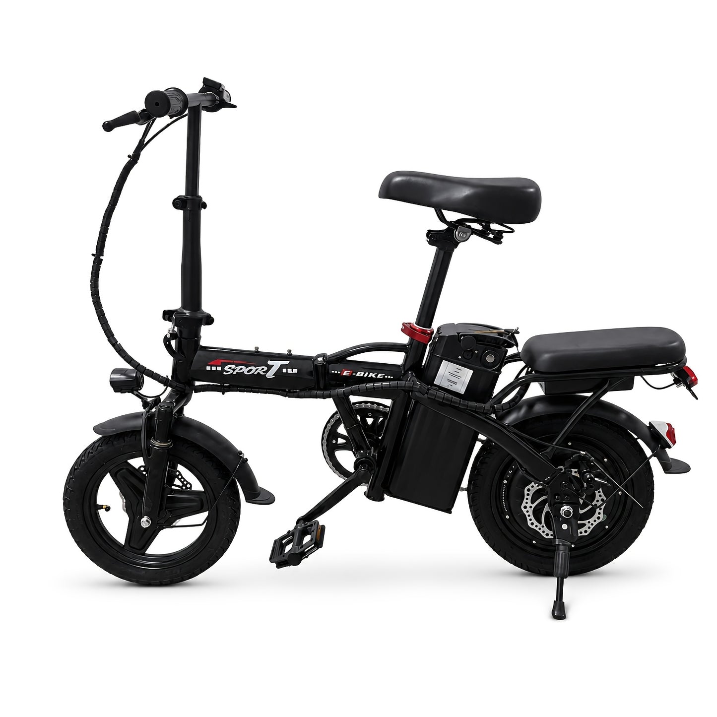 Electric Commuter Bike 48V 10Ah, 500W Brushless Motor 20MPH Folding E-Bike
