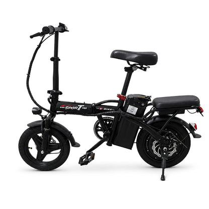 Electric Commuter Bike 48V 10Ah, 500W Brushless Motor 20MPH Folding E-Bike