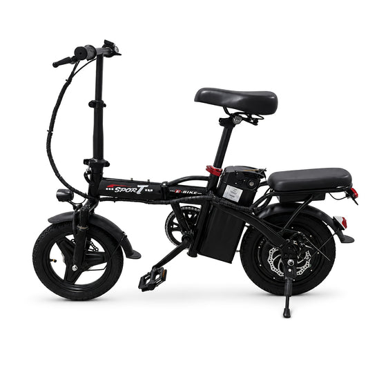 Electric Commuter Bike 48V 10Ah, 500W Brushless Motor 20MPH Folding E-Bike