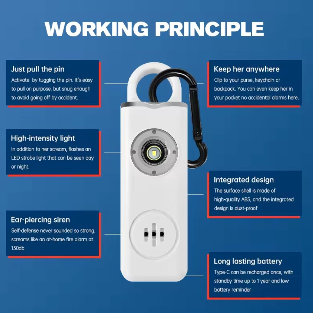 Personal Alarm Keychain original source image 4