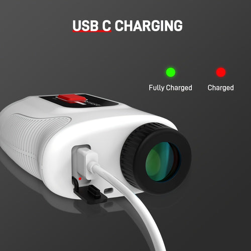 Laser Rangefinder for Golf 1000 Yards Magnetic Mount Slope Compensation Pin-Seeker Vibration Lock USB-C Rechargeable Tournament-Legal Distance Meter for Golfers