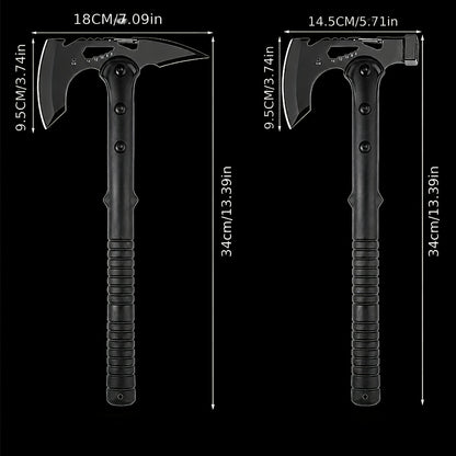 Camping Hatchet Axe with Saw – Tactical Survival Axe for Firewood Chopping, Logging & Hiking | Protective Cover Included