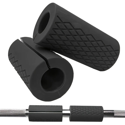 Rubber Dumbbell Grip Strengtheners 2pcs - Barbell Add-On