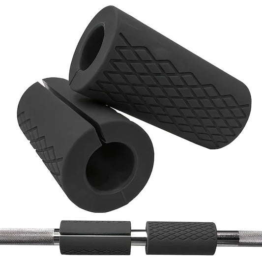 Rubber Dumbbell Grip Strengtheners 2pcs - Barbell Add-On