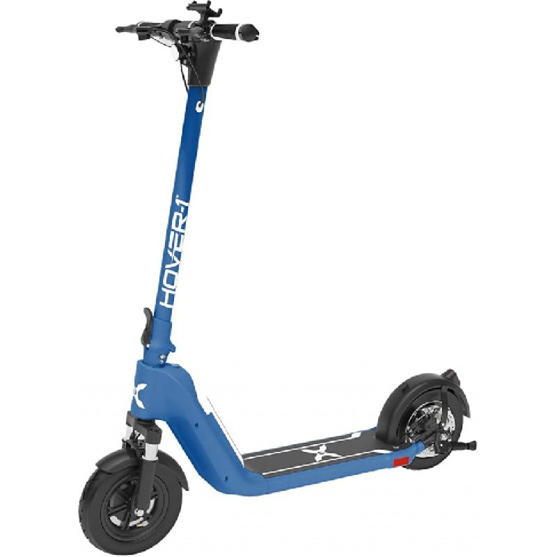 Hover-1 Helios 500W Electric Folding Scooter – 18 MPH Top Speed, 24-Mile Range, 10" Pneumatic Tires, Dual Front Suspension, Rear Disc Brakes, Removable Battery & Full LCD Display for Adults