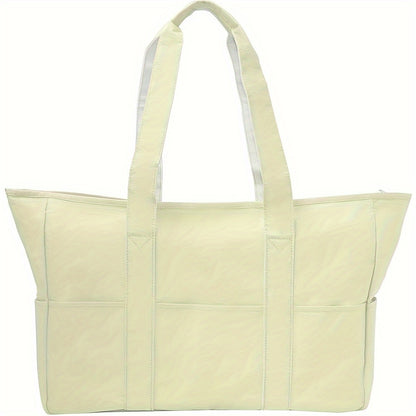 Women Beach Bag Dry Wet Separated Pocket Sandproof Swim Pool Bag Utility Travel Tote for Beach Pool Swimming Daily Use Multiple Colors