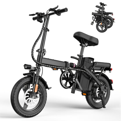 Folding E-Bike 14" – 48V 10AH Removable Battery 350W Motor