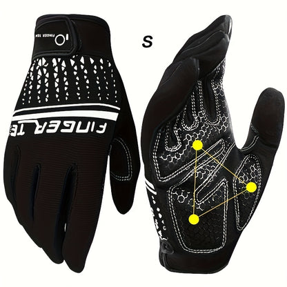 Workout Gloves Full Finger Touchscreen Gel Padded Anti-Slip for Men Women Gym Weight Lifting Cycling Fitness Driving Exercise Training Gloves S-XL