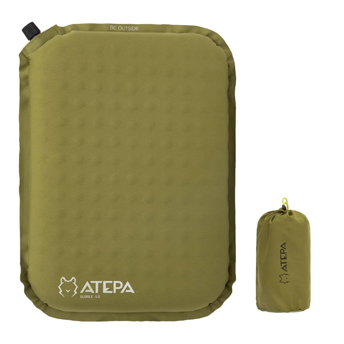 Self-inflating camping seat pad view 1