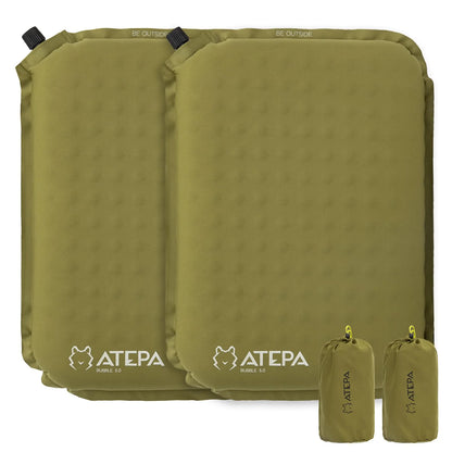 Self-inflating camping seat pad view 2