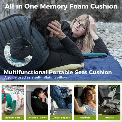 Self-inflating camping seat pad view 25