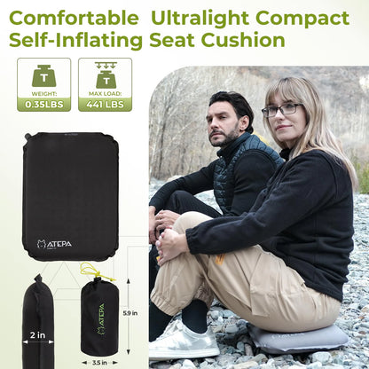 Self-inflating camping seat pad view 42