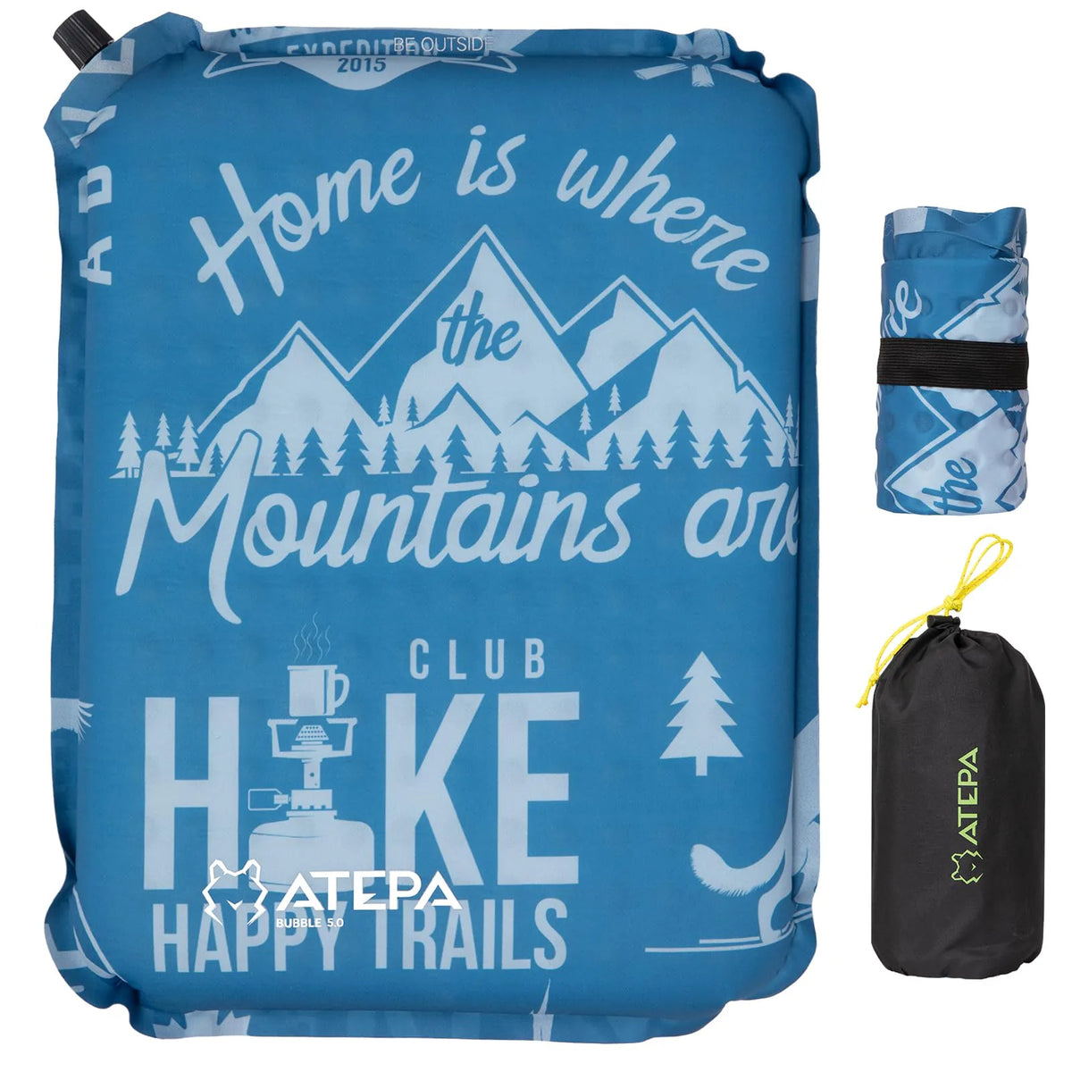 Self-inflating camping seat pad view 47